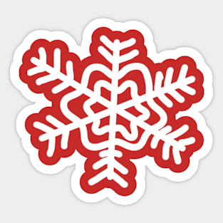 Snowflake christmas Sticker